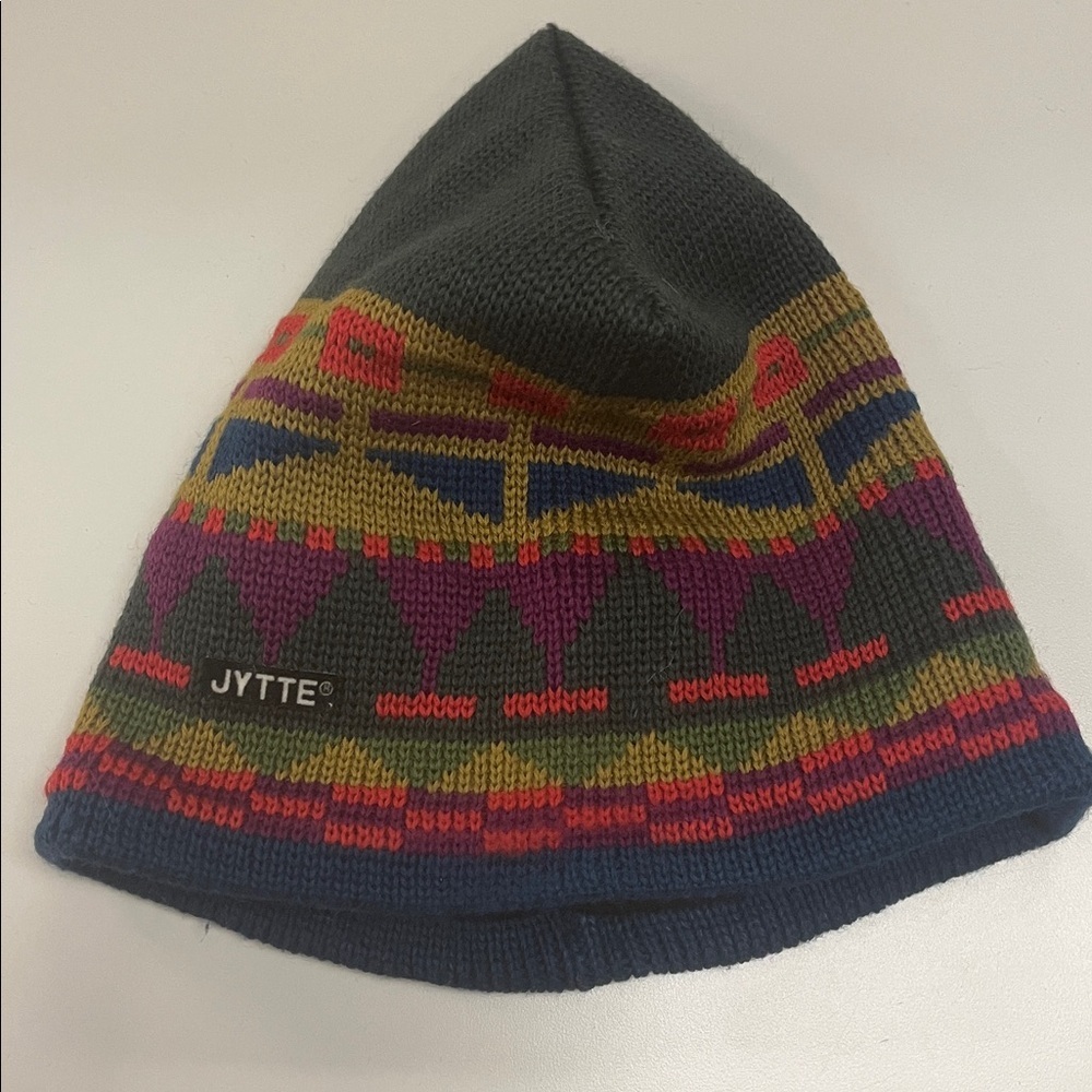Jytte Wool Multicolor Patterned Beanie Unisex Item - image 1